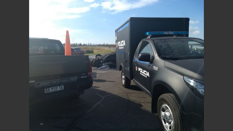 El terrible accidente en la autopista a Santa Fe. 