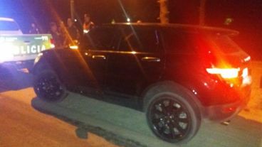 La camioneta involucrada en el accidente.