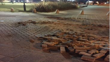 La imagen que acompaña el pedido de informes de la concejala.