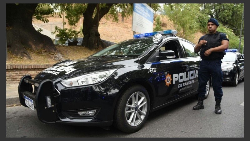 El lunes pasado presentaron los patrulleros inteligentes en Rosario.