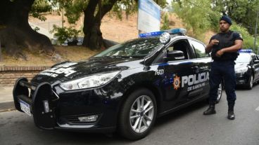 El lunes pasado presentaron los patrulleros inteligentes en Rosario.