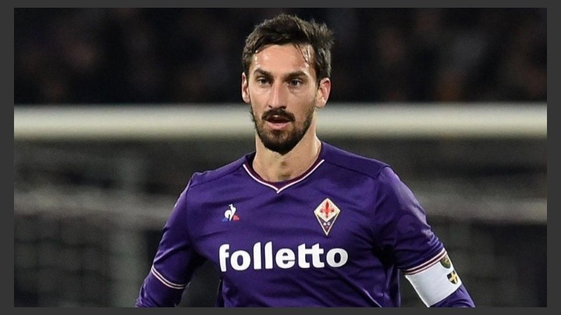 Astori era el capitan de la Fiore en la Serie A de Italia.