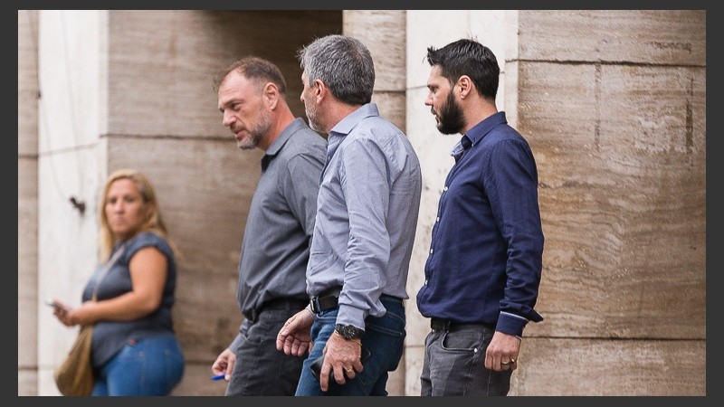 Matías Messi en Tribunales de Rosario.