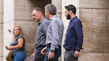 Matías Messi en Tribunales de Rosario.