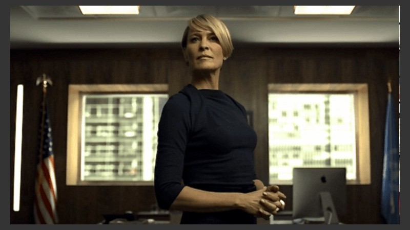 En la quinta temporada, Claire (Robin Wright) quedó como presidenta.