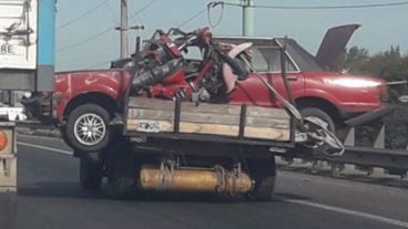 Las imágenes registradas en Av. Circunvalación por los conductores, hablan por sí solas.