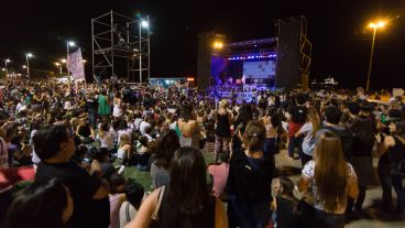 La marcha terminó en el Parque Nacional a la Bandera frente al Monumento.