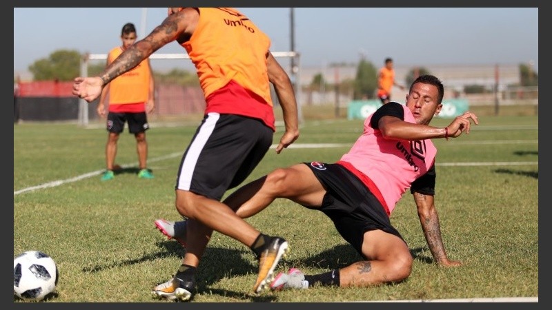 Bianchi, en plena práctica.