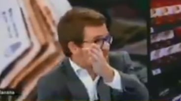 El momento en el que Massot se dio cuenta que seguían al aire.