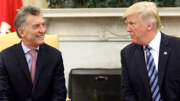 Los presidentes se juntaron en abril de 2017 en Estados Unidos.