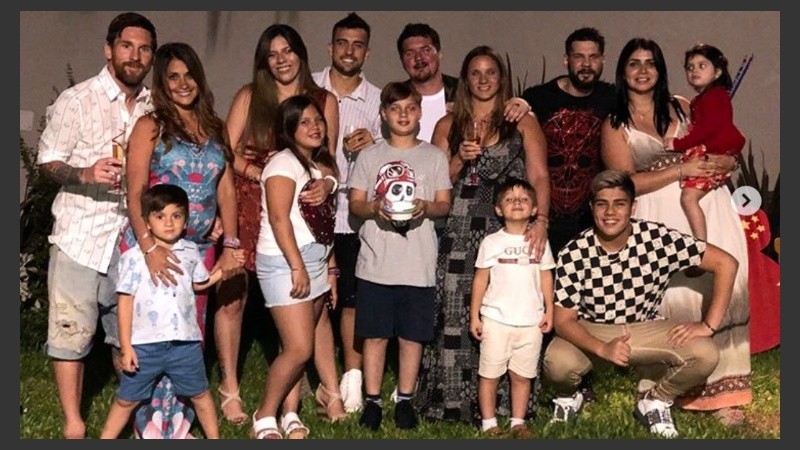 La familia Messi está de festejo.