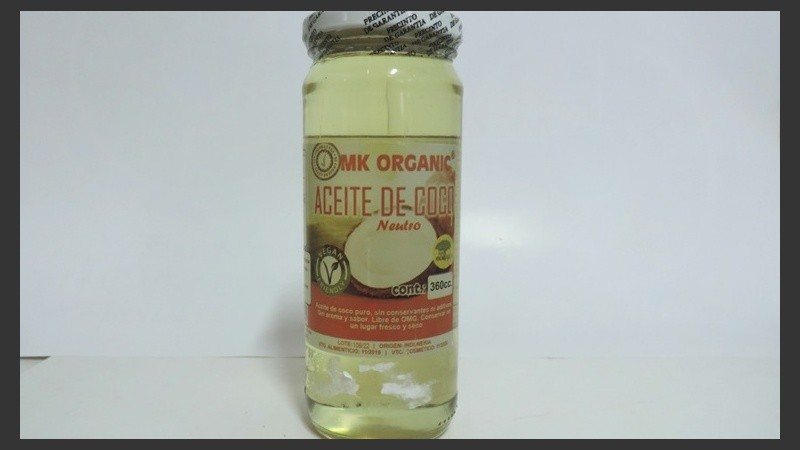 El aceite de coco es importado de Indonesia.