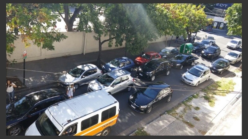 Rodríguez entre Salta y Catamarca. Un “caos vehicular” a diario.