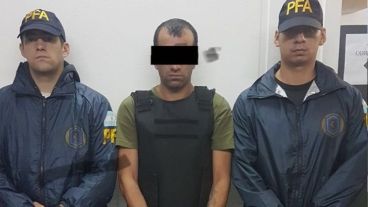 La detención de Solís, el 20 de febrero pasado.