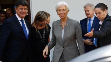 Lagarde llega a la Argentina tras su paso por Paraguay.