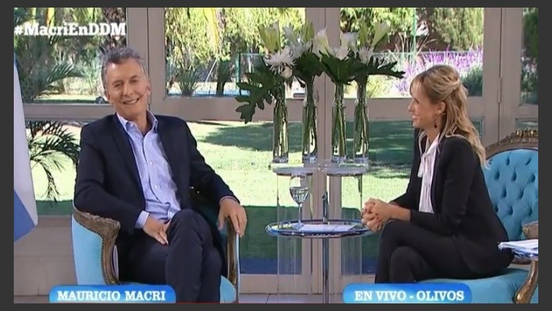 Macri dejó varios títulos en la entrevista al programa de Mariana Fabbiani.