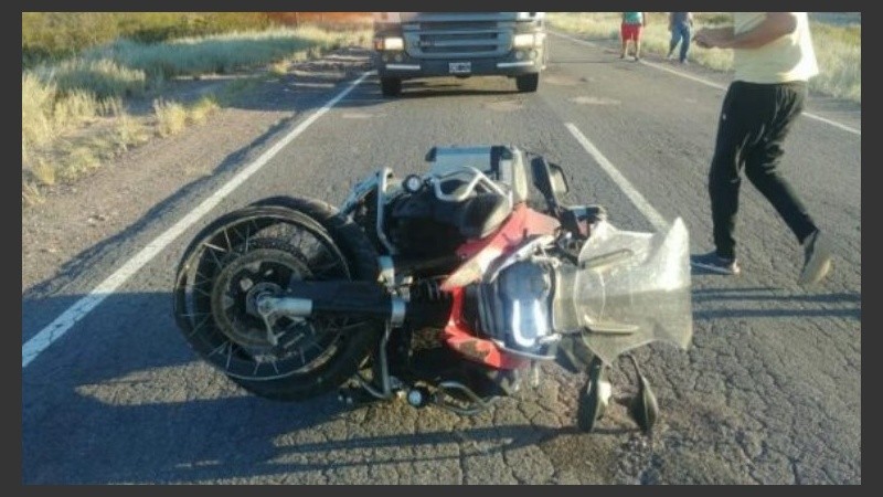 El siniestro ocurrió el jueves por la tarde en la ruta 151, en una zona con pozos.