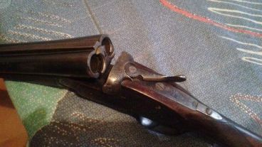 Una escopeta calibre 16.