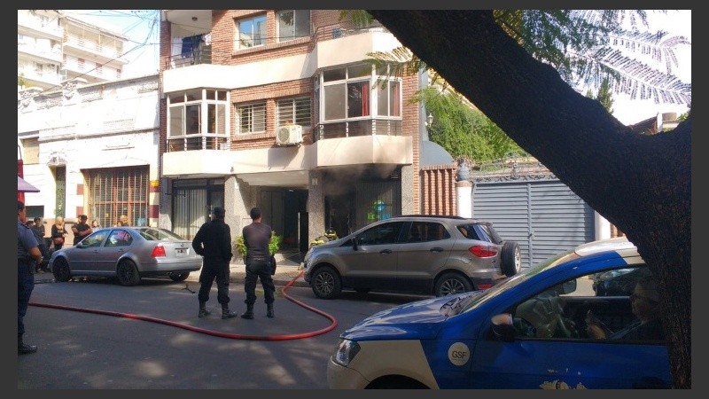 El incendio en la lavandería de Montevideo y Juan Manuel de Rosas.