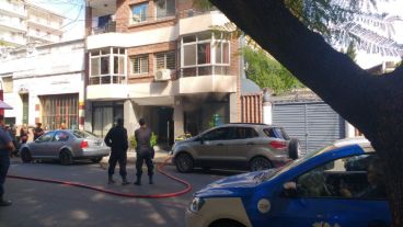 El incendio en la lavandería de Montevideo y Juan Manuel de Rosas.