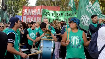 ATE, Amsafé, Sadop, Municipales y Siprus; juntos por mejores salarios.