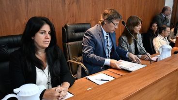 El tribunal que juzga a la banda de zona sur.
