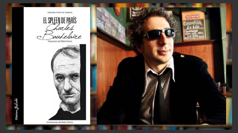 Portada de la nueva traducción de “El spleen de París”, del músico y escritor Pablo Krantz.
