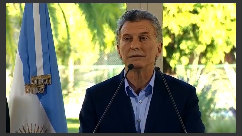El presidente Macri encabezó la presentación de los datos.