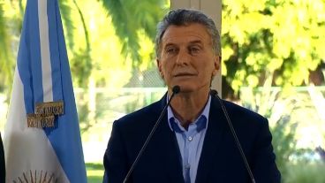 El presidente Macri encabezó la presentación de los datos.