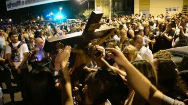 Pullaro, ministro de Seguridad, presente (a la izquierda).