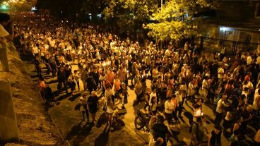 La marea de fe con presencias de Rosario, Argentina y otras partes del mundo.