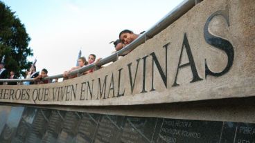 Los ex combatientes tienen su monumento en Rosario.