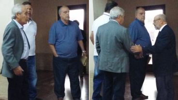 Bermúdez, junto al juez Bellizia este martes.