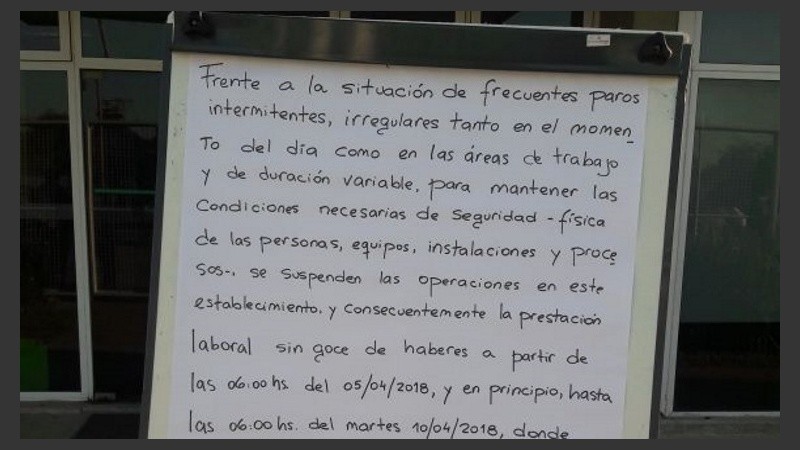 La comunicación de la empresa a su personal.