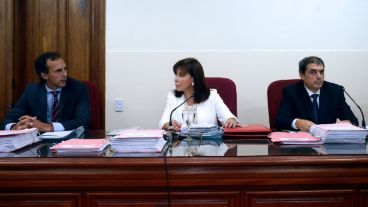 El proceso tiene lugar en los tribunales de Oroño al 900.