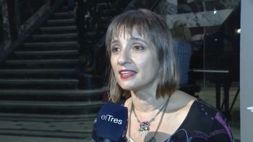 Hilda Lizarazu en Rosario.