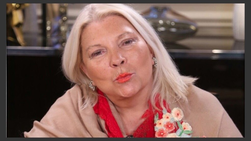 La legisladora oficialista Elisa Carrió.