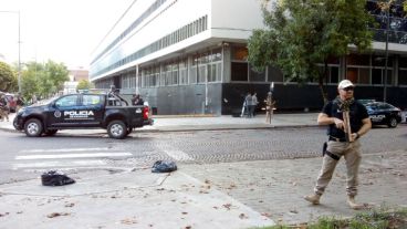 El operativo de seguridad arrancó temprano.