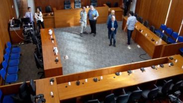 Los nuevos Tribunales penales, en Virasoro y Mitre.
