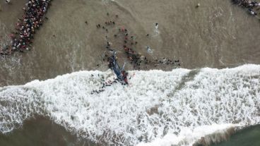 Dos días de trabajos en la costa no fueron suficientes.