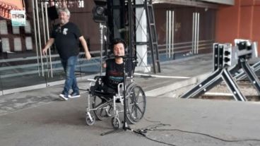 Panchito Chévez, otro de los músicos locales presentes.