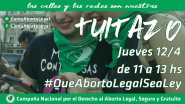La Campaña Nacional por el Aborto Legal, Seguro y Gratuito reforzó su presencia en las redes durante el debate.