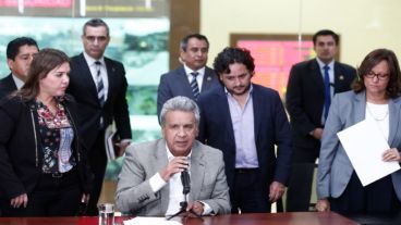 Moreno confirmó el asesinato de los tres integrantes del equipo periodístico de El Comercio.