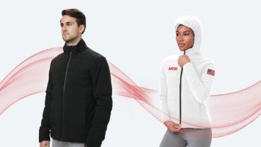 La campera se enciende cuando detecta movimiento o baja la temperatura externa.