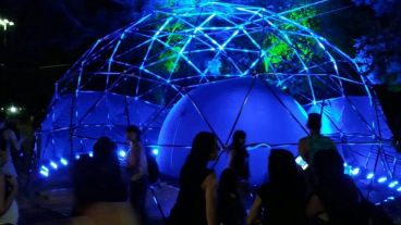El Planetario Móvil del Proyecto Miradas.