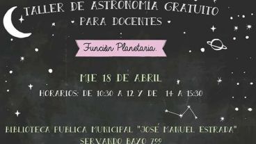 La invitación del próximo miércoles.