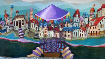 En el transcurso de la exposición, Jorge Molina realizará una pintura en vivo.