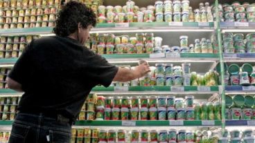 El rubro Alimentos y bebidas subió un 2,8 por ciento.