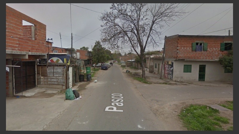 Pasco al 4500, el lugar donde ocurrió el crimen.
