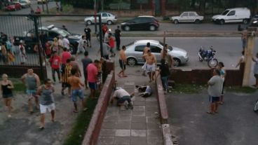 Grandoli y Esteban de Luca, la zona del enfrentamiento.